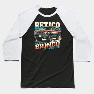 Retro Bronco Baseball T-Shirt